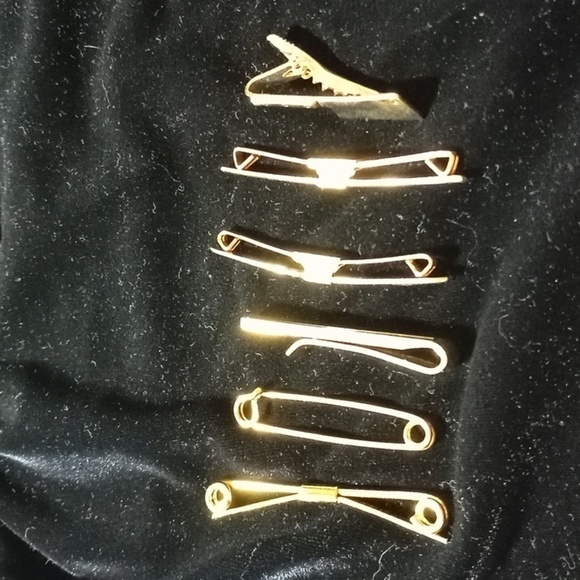 Men's tie clip collection - set of six (ME003) - Picture 1 of 7